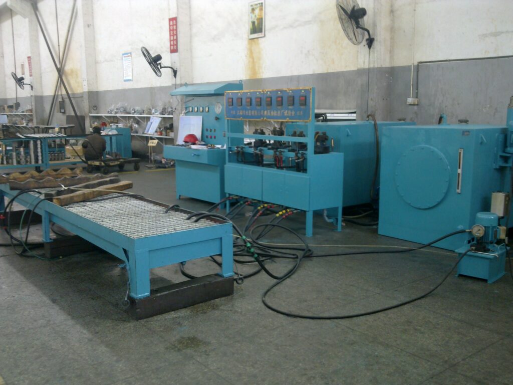 pressure test station